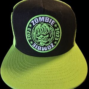 Rob Zombie 2023 Black and Green Cap